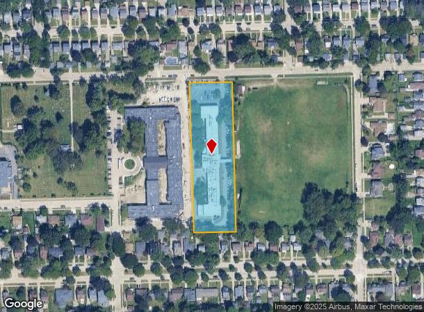  8444 Engleman, Center Line, MI Parcel Map