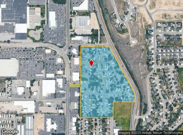 1550 Yellowstone Ave, Pocatello, ID Parcel Map