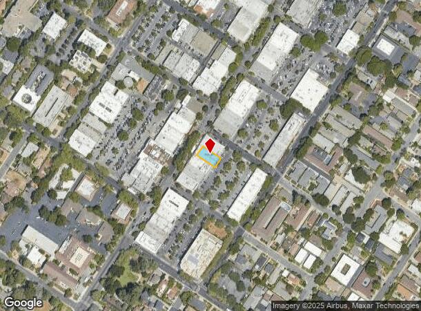  827 Santa Cruz Ave, Menlo Park, CA Parcel Map