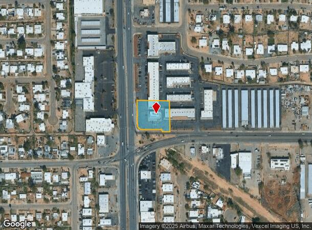 1875 S Alvernon Way, Tucson, AZ Parcel Map