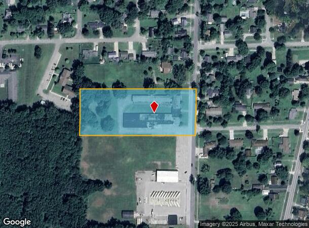 842 S Line St, Chesaning, MI Parcel Map