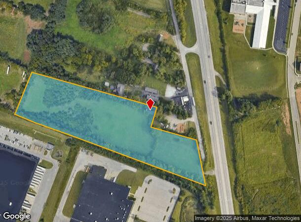  2417 Georgetown Rd, Lexington, KY Parcel Map