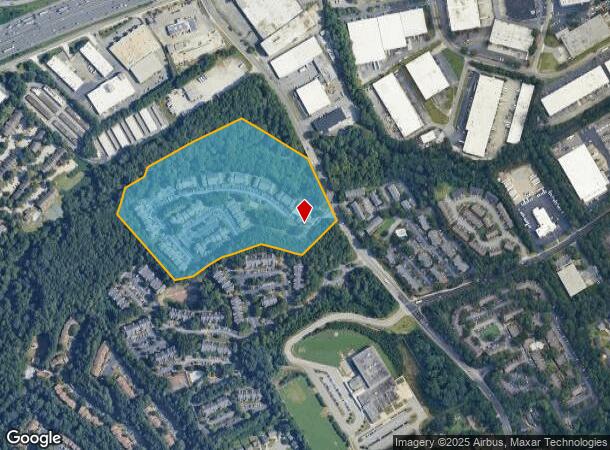  1850 Graves Rd, Norcross, GA Parcel Map