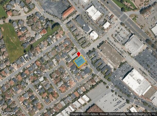 1017 Magnolia Ave, Millbrae, CA Parcel Map