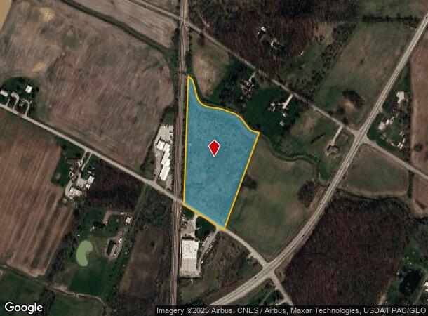  W Hurd Rd, Monroe, MI Parcel Map