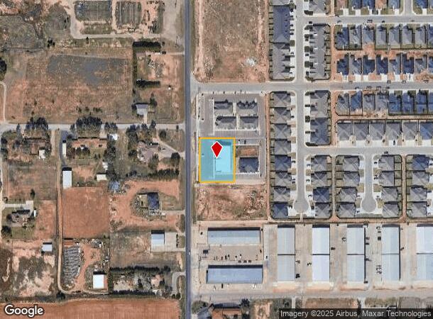 11919 Frankford Ave, Lubbock, TX Parcel Map