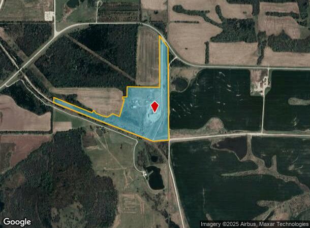 26485 E 2200 Rd, La Cygne, KS Parcel Map