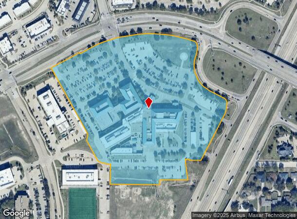  1105 Central Expy N, Allen, TX Parcel Map