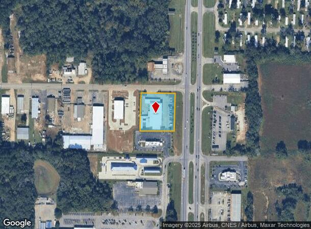 3134 S Oates St, Dothan, AL Parcel Map