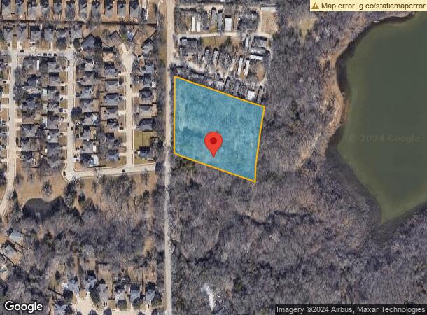  419 S Shady Shores Rd, Denton, TX Parcel Map