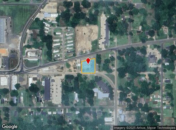  1312 Polk St, Mansfield, LA Parcel Map
