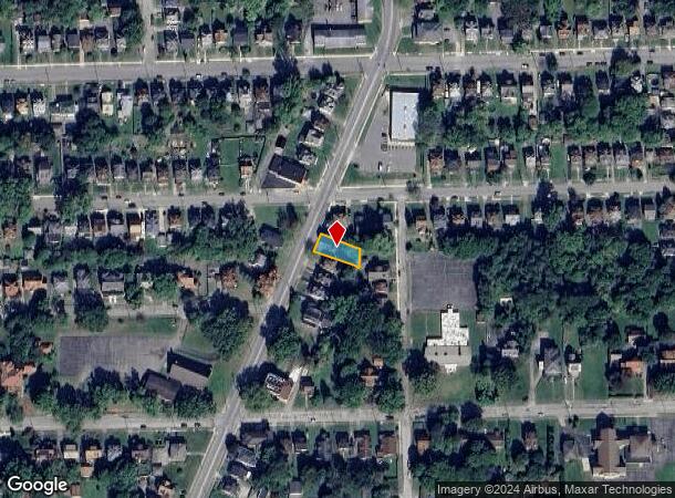  1008 Highland Ave, New Castle, PA Parcel Map