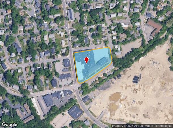  1234 Chestnut St, Newton Upper Falls, MA Parcel Map