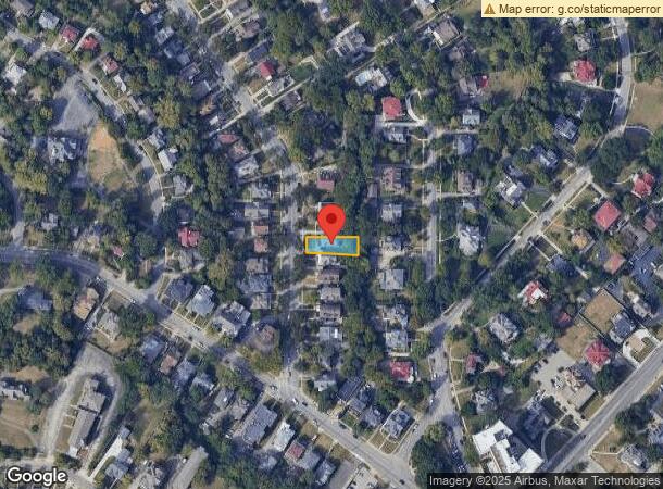 842 E Mitchell Ave, Cincinnati, OH Parcel Map