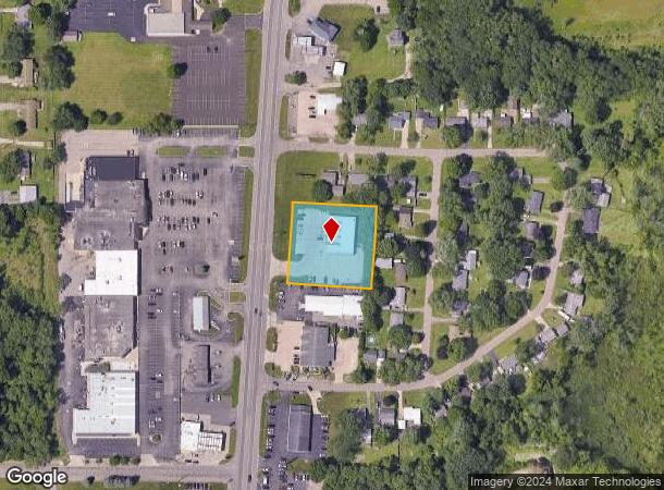  1562 Capital Ave Ne, Battle Creek, MI Parcel Map