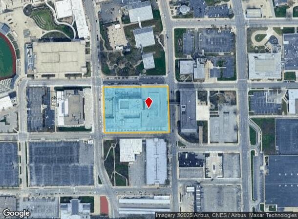 1301 S Harrison St, Fort Wayne, IN Parcel Map