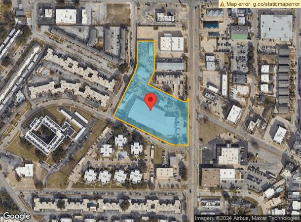  220 University Dr, Fort Worth, TX Parcel Map