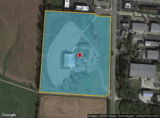  2550 S Dayton Lakeview Rd, New Carlisle, OH Parcel Map