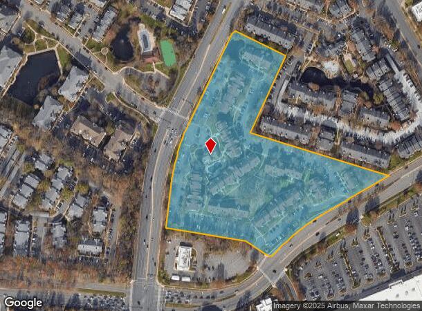  12201 Pender Creek Cir, Fairfax, VA Parcel Map