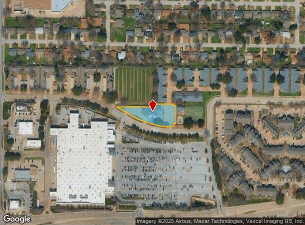  1001 Cedarland Blvd, Arlington, TX Parcel Map