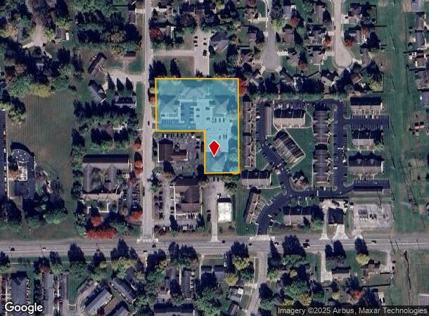  2635 Fox Pointe Dr, Columbus, IN Parcel Map