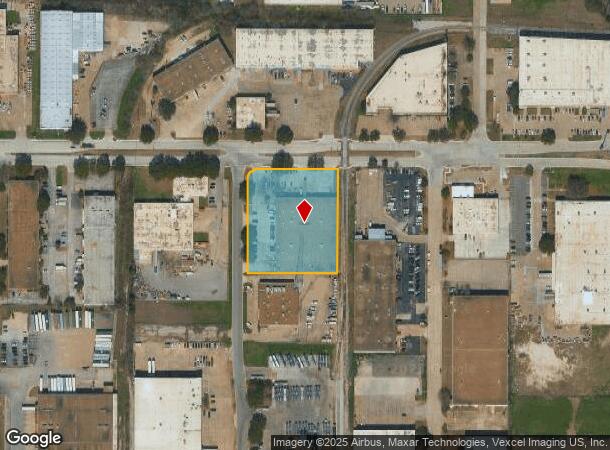3200 Avenue E E, Arlington, TX Parcel Map