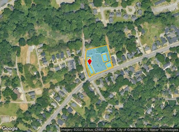  1501 E North St, Greenville, SC Parcel Map