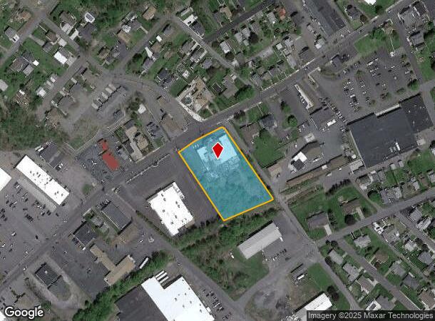  1503 Main St, Peckville, PA Parcel Map