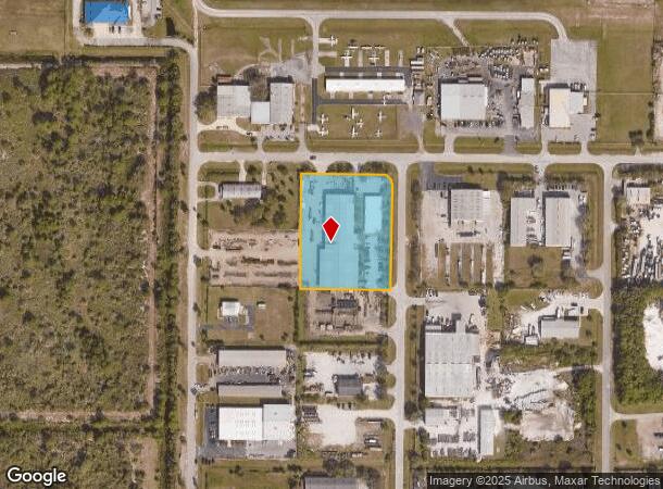 3101 Industrial Avenue 3 Ave, Fort Pierce, FL Parcel Map