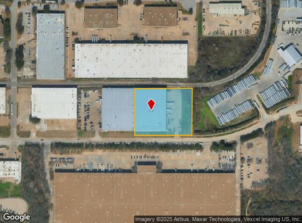 3801 Avenue E E, Arlington, TX Parcel Map