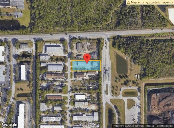  835 Washburn Rd, Melbourne, FL Parcel Map