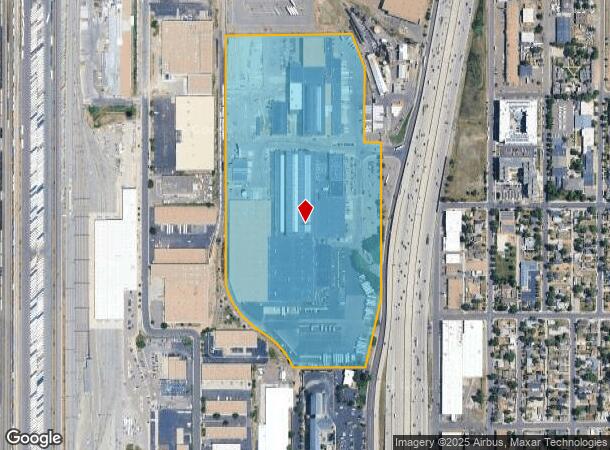  5151 Bannock St, Denver, CO Parcel Map