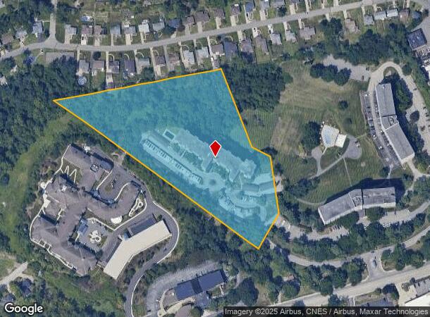 1170 Bower Hill Rd, Pittsburgh, PA Parcel Map