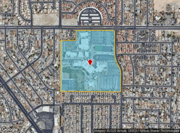  1255 Robin St, Las Vegas, NV Parcel Map