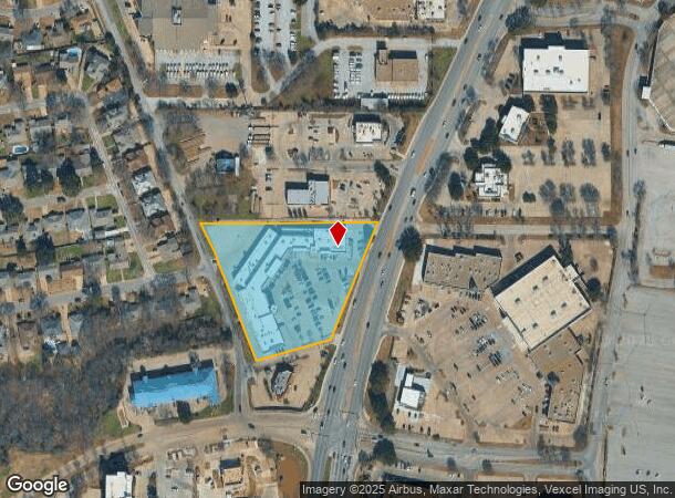 4100 S Cooper St, Arlington, TX Parcel Map