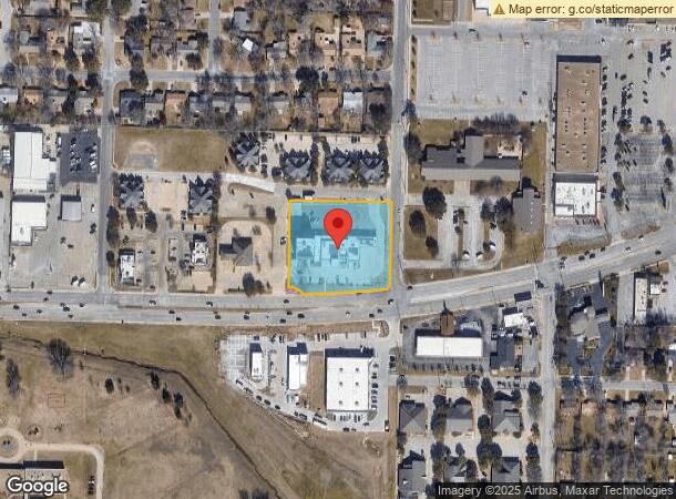  1200 W University Dr, Denton, TX Parcel Map