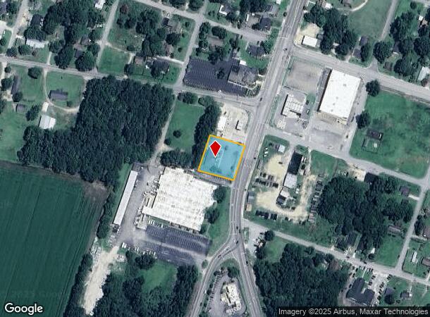 1406 S Main St, Lillington, NC Parcel Map