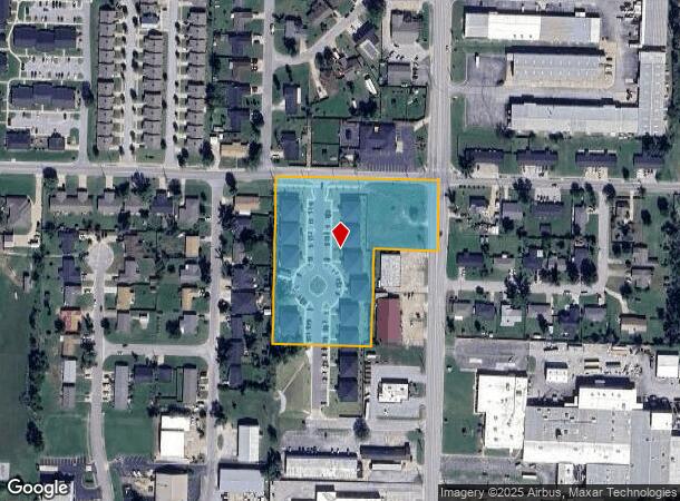  410 N 13Th St, Rogers, AR Parcel Map