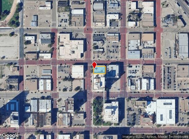  1001 Texas Ave, Lubbock, TX Parcel Map