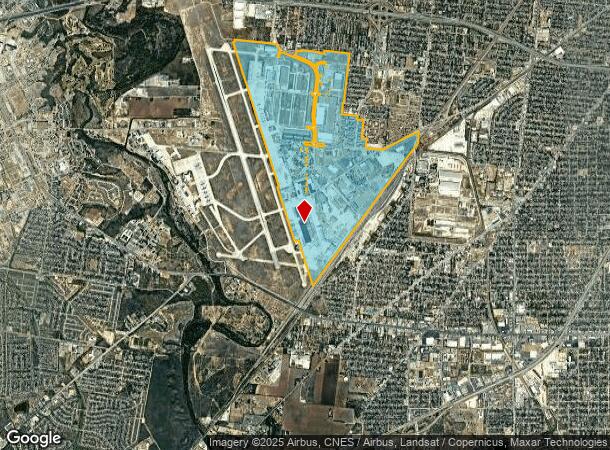  1938 W Thompson Pl, San Antonio, TX Parcel Map