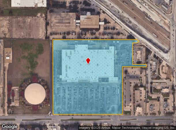 9382 Lyndon B Johnson Fwy, Dallas, TX Parcel Map