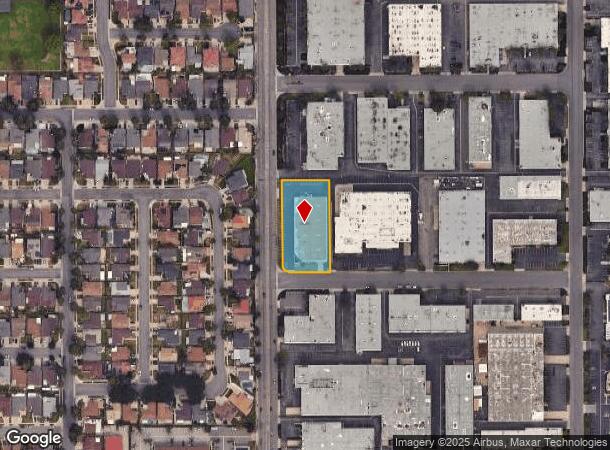 17122 Marquardt Ave, Cerritos, CA Parcel Map