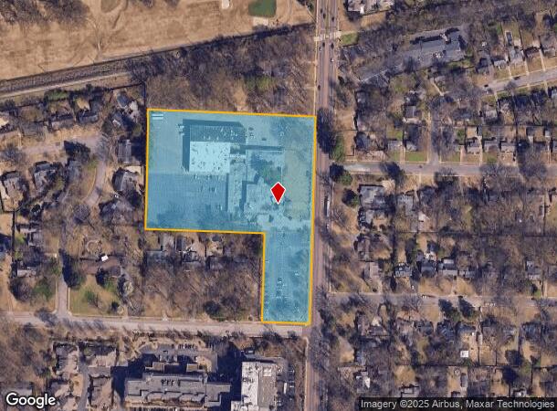  255 N Highland St, Memphis, TN Parcel Map