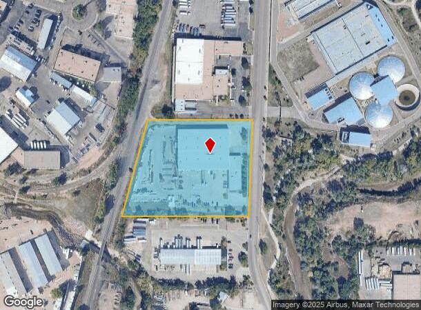  4202 Mark Dabling Blvd, Colorado Springs, CO Parcel Map