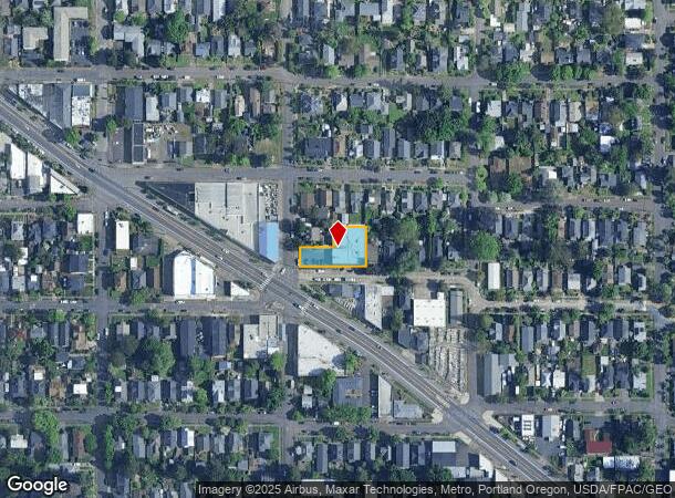  5621 Se Center St, Portland, OR Parcel Map