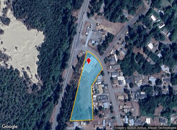  1215 N 8Th St, Lakeside, OR Parcel Map