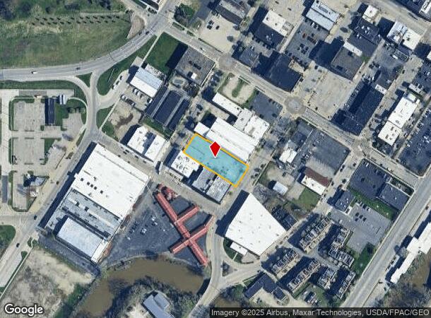 129 S Huron St, Toledo, OH Parcel Map