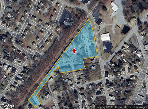  84 Ash St, Willimantic, CT Parcel Map