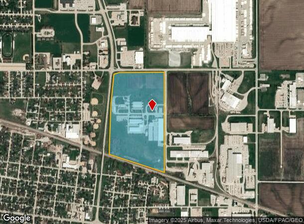 505 N Harvey Rd, Mount Pleasant, IA Parcel Map