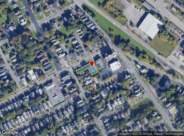  211 Tompkins St, Syracuse, NY Parcel Map